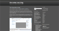 Desktop Screenshot of ender.com